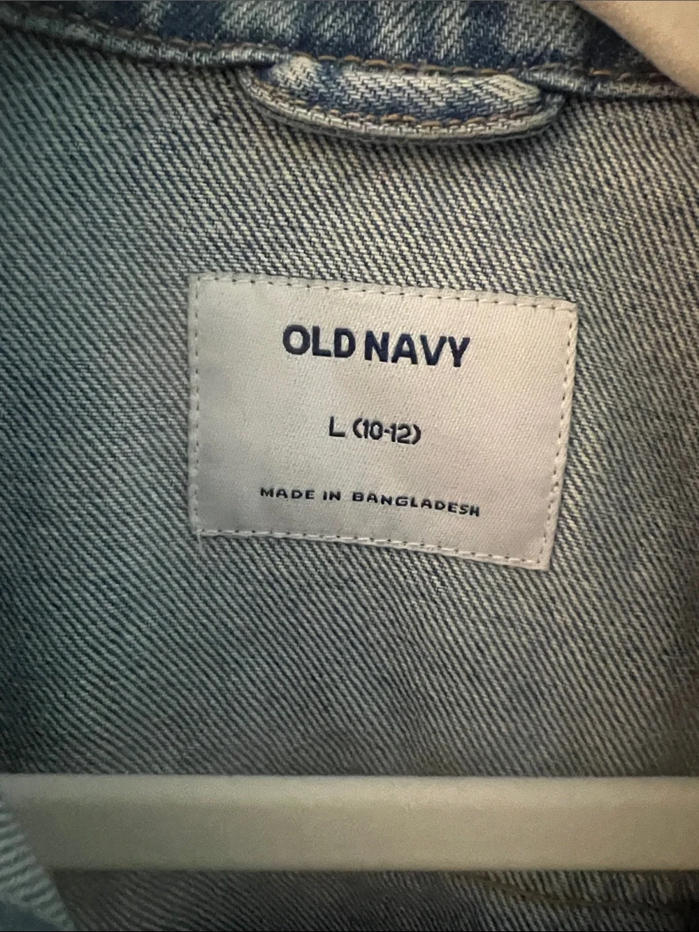 Old Navy Light Wash Blue Kids Denim Jacket